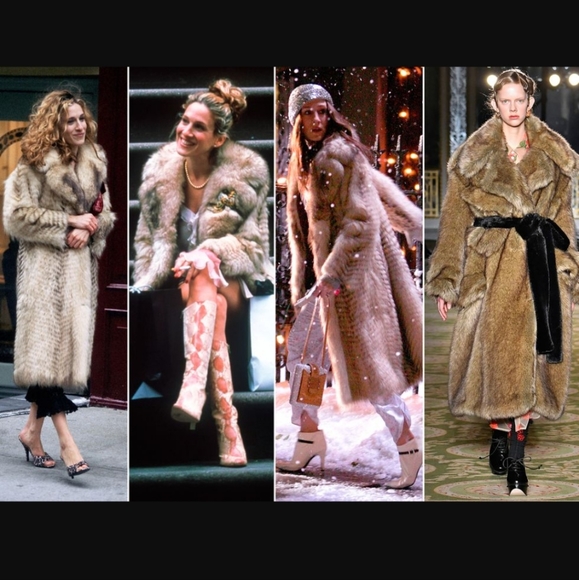 TRUE Vintage Caramel Brown MINK Fur Coat size Small Embroidery lined - Picture 3 of 13